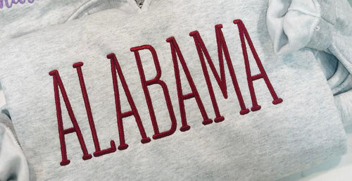 ALABAMA Half-Zip Pullover