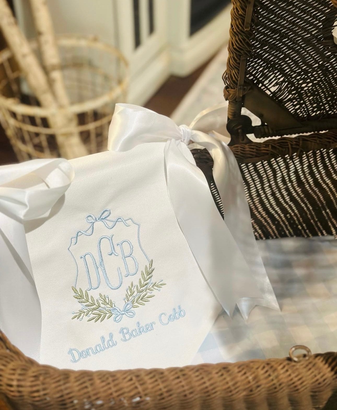 Bows and Branches Boy Banner