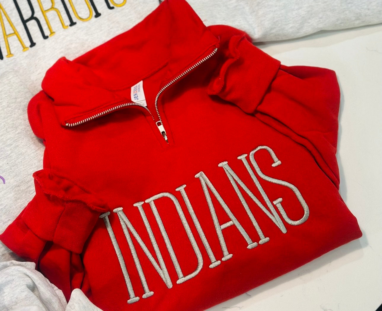 INDIANS Half-Zip Pullover