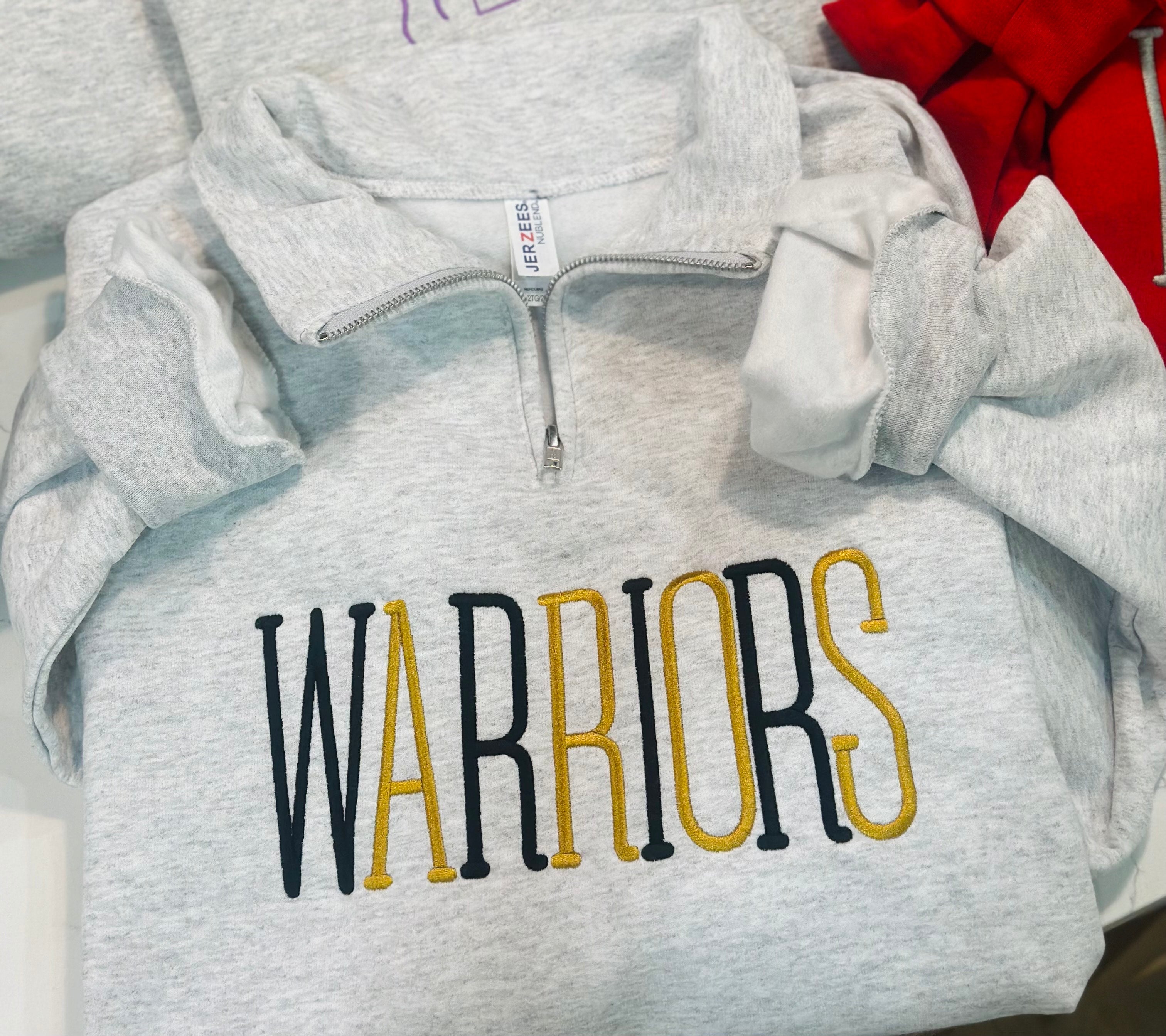 WARRIORS Half-Zip Pullover